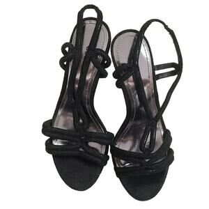 Gianni Bini Black Shimmery High Heels - Size 7